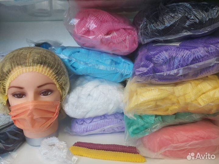 Шапочки одноразовые
