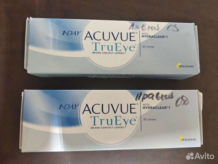 Линзы контактные acuvue