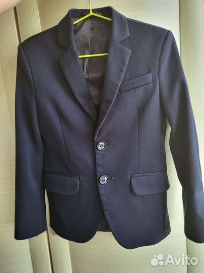Школьная форма Б/У синяя для мальчика 7-8 лет
