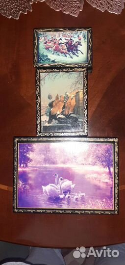 Шкатулки из дерева