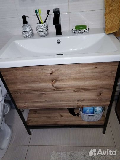 Мебель для ванной лофт