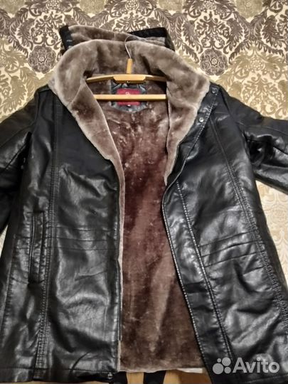 Кожаная куртка мужская