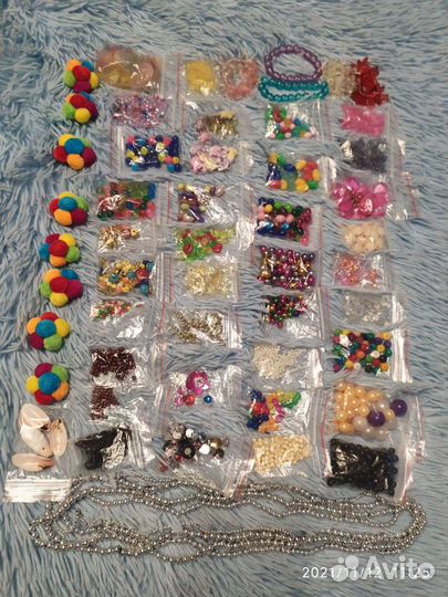Бисер, бусины, пайетки