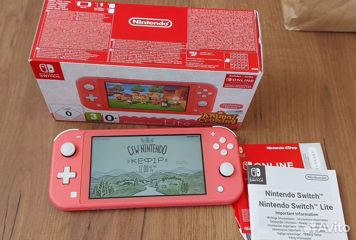 Nintendo switch lite прошитый 32+128gb Любые игры