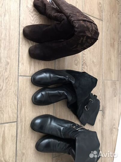 Сапоги женские натуральная кожа 37 размер