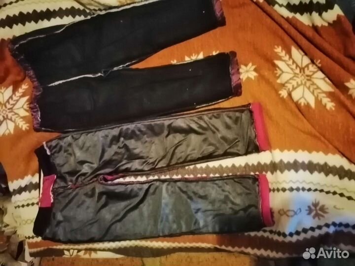 Утепленные брюки на девочку