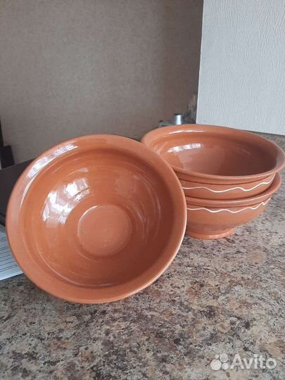 Супница и пиалы керамические