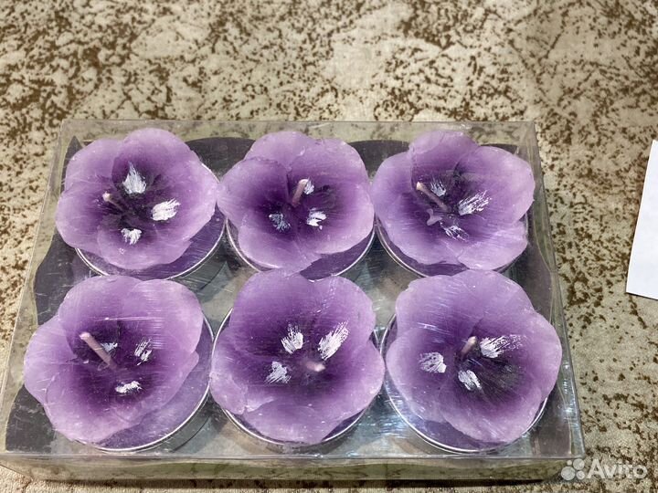 Декоративная свеча с цветом