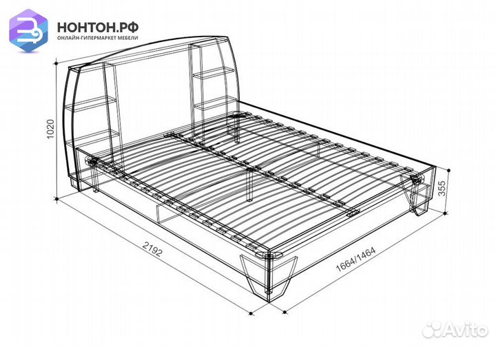 Кровать Виктория-1 1.6 м