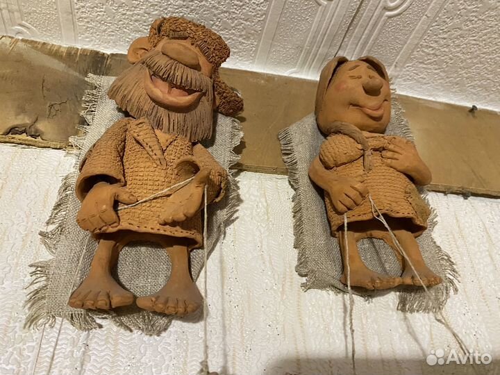 Настенное панно. Глина, бамбук, соломка,дерево