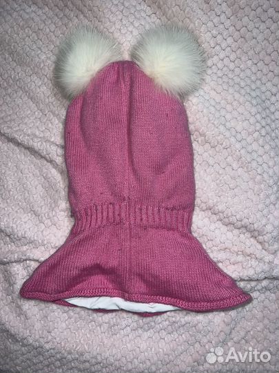 Шлем зимний на девочку