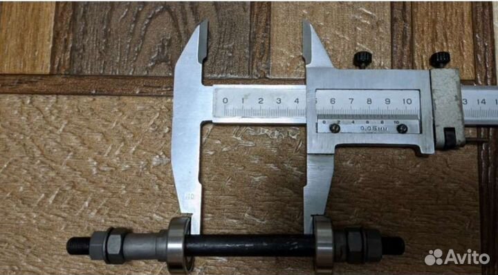 Задняя ось втулки 175мм на промподшипниках