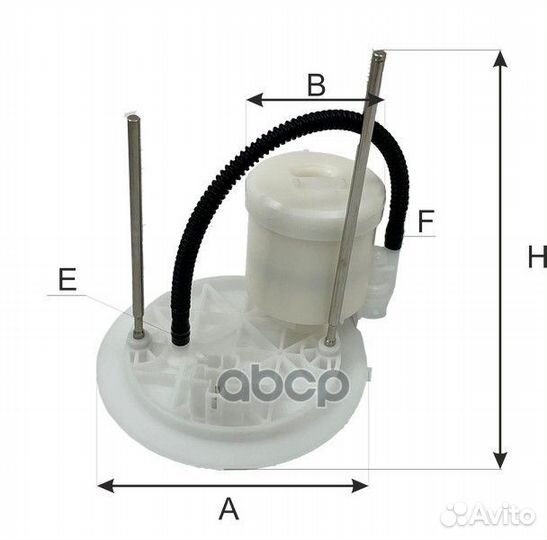 Фильтр топливный toyota/lexus RX/highlander 06