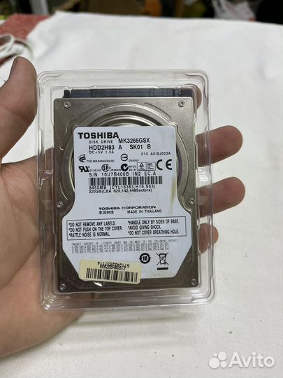 Жесткий диск Toshiba MQ 320гб компьютер запчасти