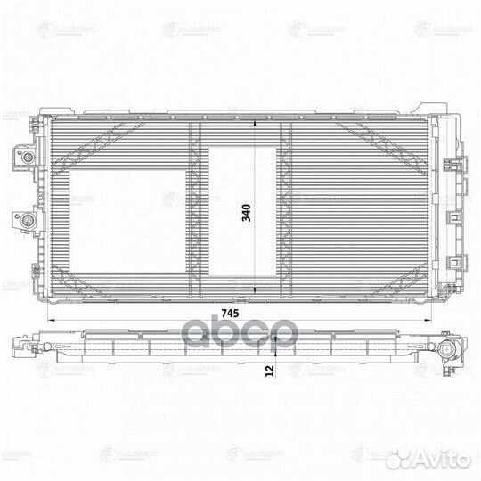 Радиатор кондиционера Geely Tugella (19) (lrac