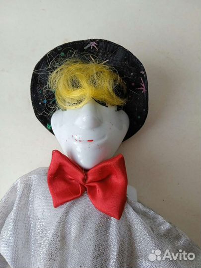 Клоун фарфор Европа ГДР фигурка пустотелый