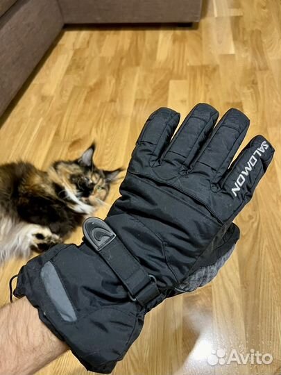 Перчатки зимние теплые Salomon размер L
