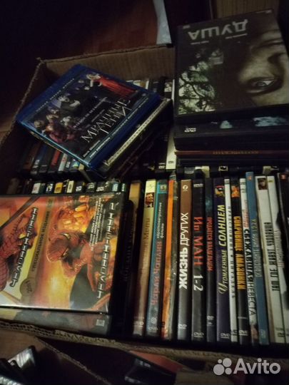 Большие коробки с двд дисками