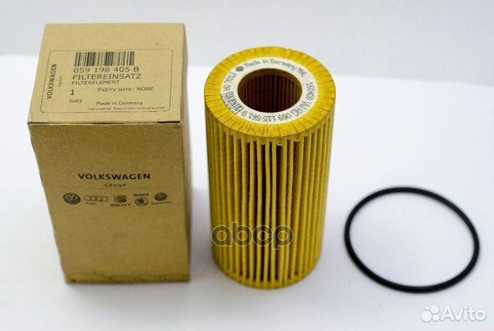 Фильтр масляный VW toureg II 16- (VAG) 059198405B