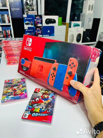 Nintendo Switch Mario Limited Edition Новая