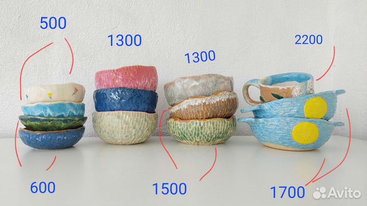 Керамическая посуда ручной работы