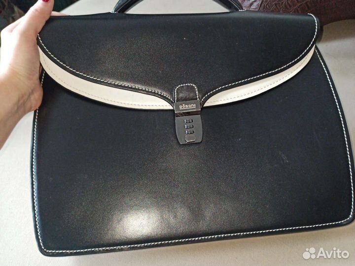 Кожаная папка для документов