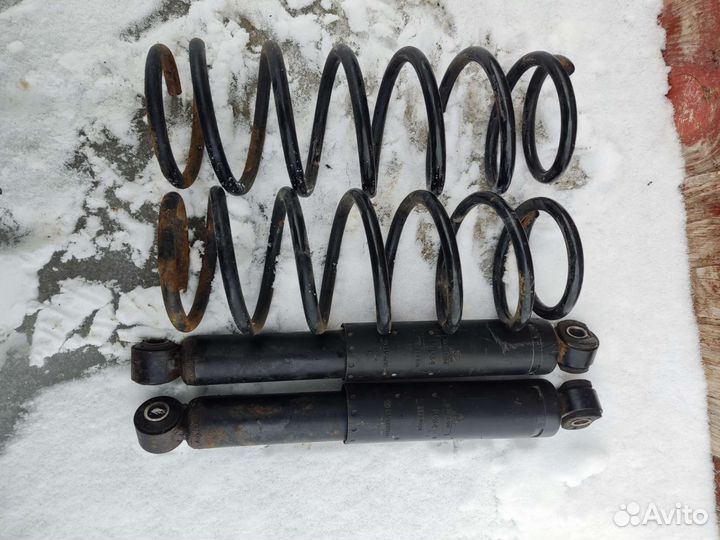 Пружины амортизаторы на daewoo matiz задние