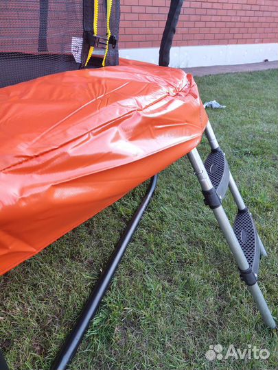 Батут новый Orange 8 футов с внутрен. сеткой d-244