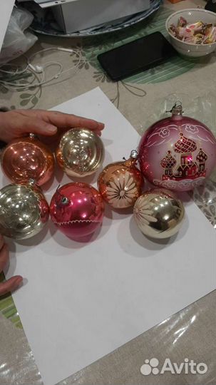 Елочные игрушки СССР