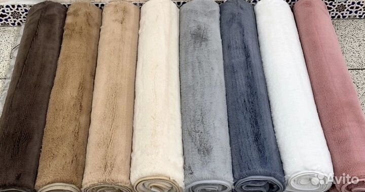 Меховой ковер на пол 110*160