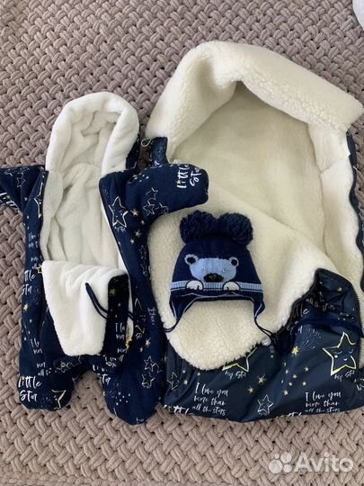 Конверт на выписку зимний