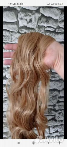 Волосы хвост шиньон