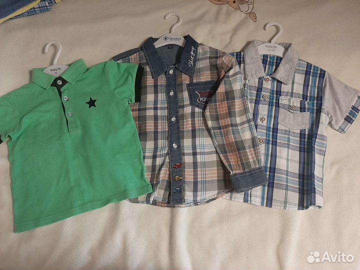 Рубашки для мальчика 110-116