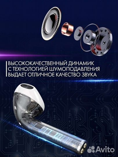 Беспроводные наушники новые