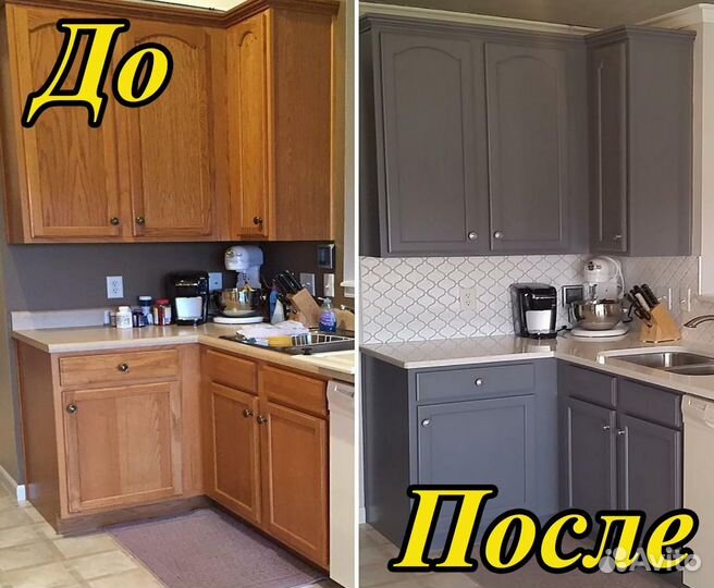 Покраска и изготовление мебельных фасадов