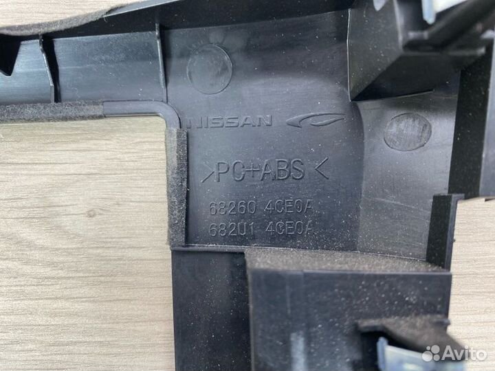 Рамка магнитолы Nissan X-Trail Qashqai T32 J11