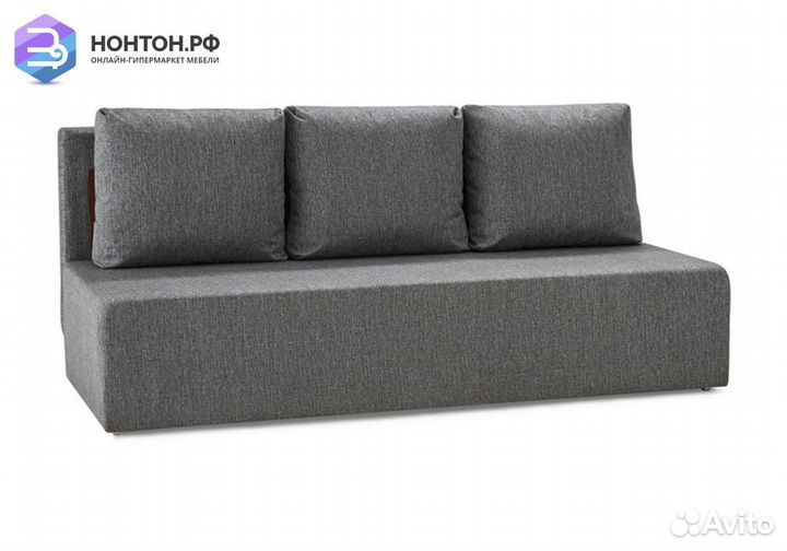 Диван еврокнижка Крит темно-серый