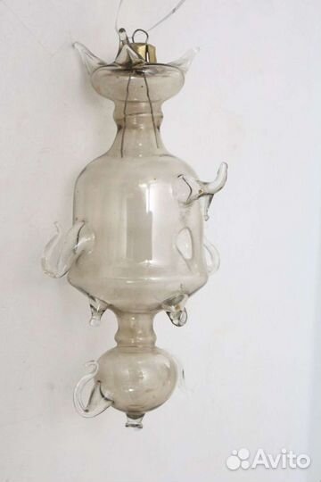 Ёлочные игрушки старинные стекло