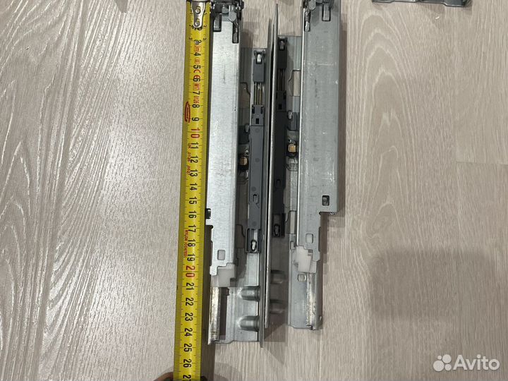 Направляющие блюм без доводчиков 250 мм