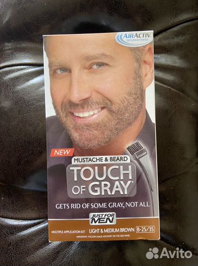 Just for men brown гель краска для бороды и усов