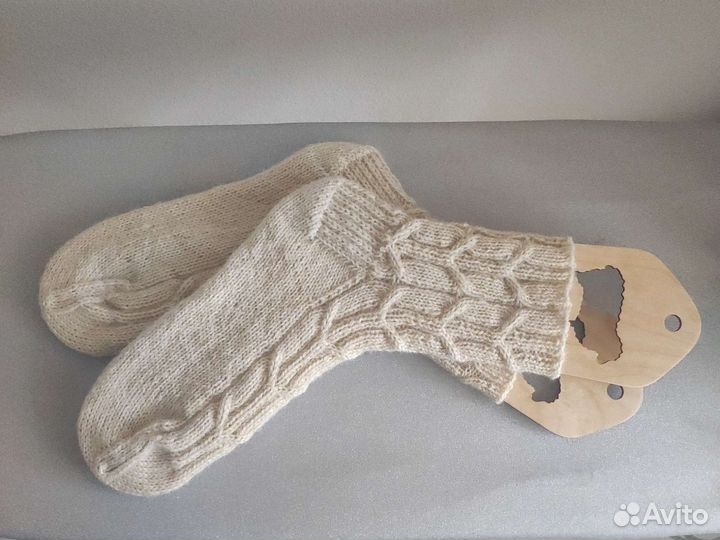 Носки вязаные мужские шерсть