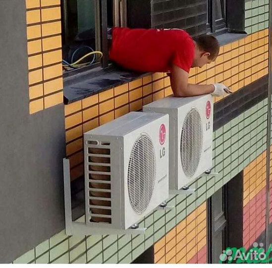 Мантаж трассы закладная установка кондиционеров