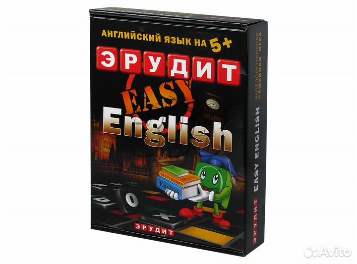 Настольная игра Эрудит Easy English (подар (23358)