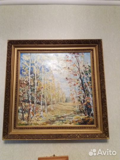 Картина. Масло. Осень