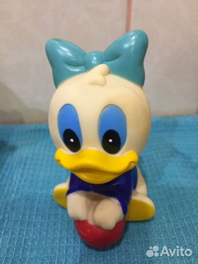 Игрушка пищалка 80х,резина,Дональд, Дисней