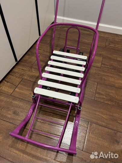 Детские санки на колесах