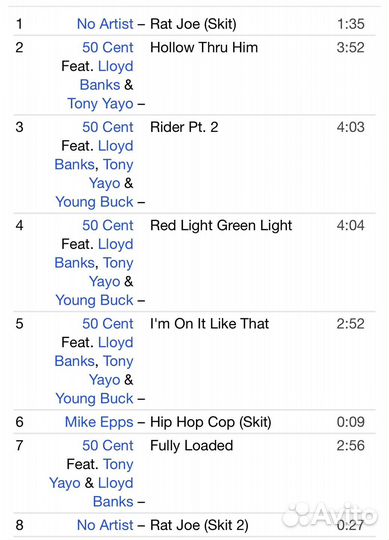 50 Cent, Whoo Kid - Elephant In The Sand CD Rus