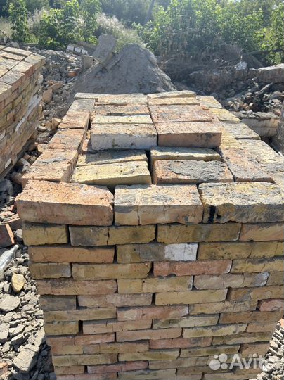 Кирпич красный бу