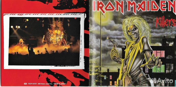 CD Iron Maiden – Killers - Japan 08 - EMI tocp-53