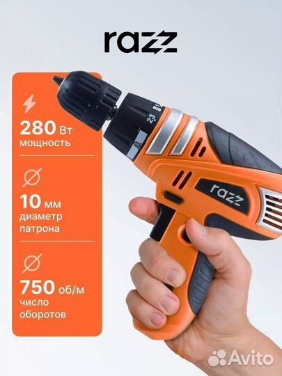 Дрель-шуруповерт электрическая TD-280KR